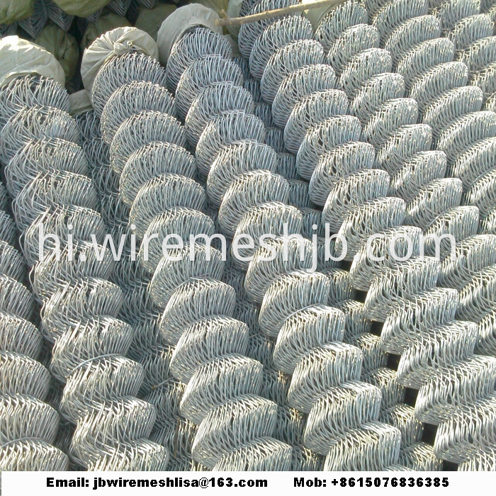 Galvanized And PVC Coated Chain Link Fence